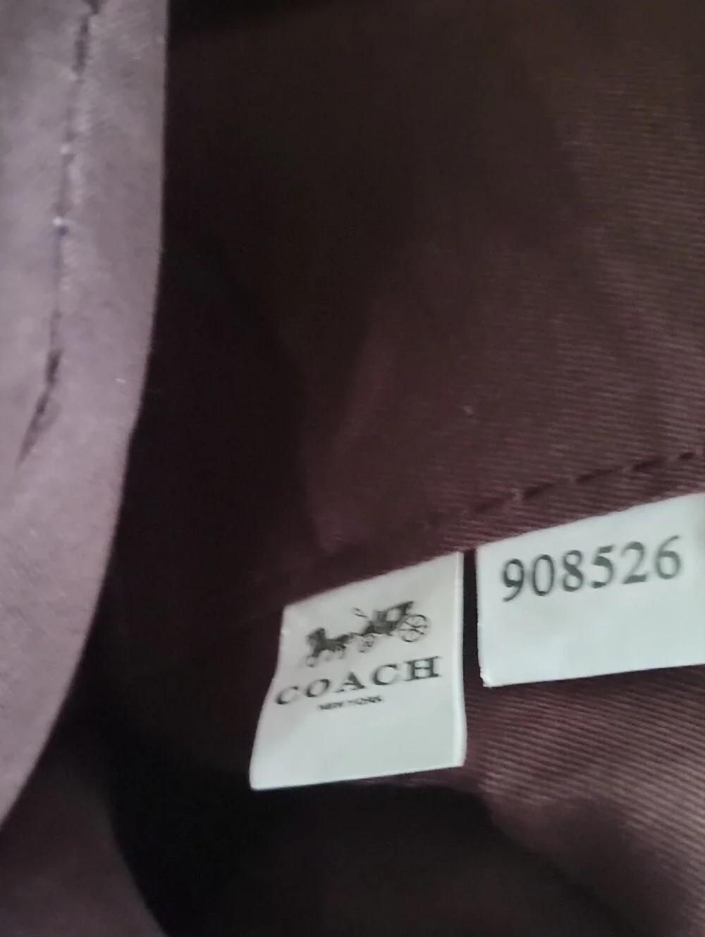 Coach Signature Backpack in Pink and Tan